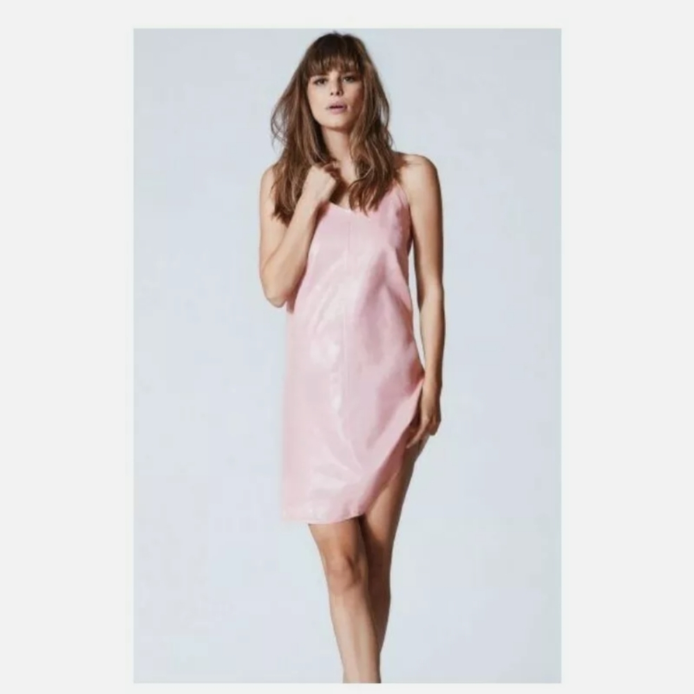 NWT York Street Slip Dress Coated Tencel Small